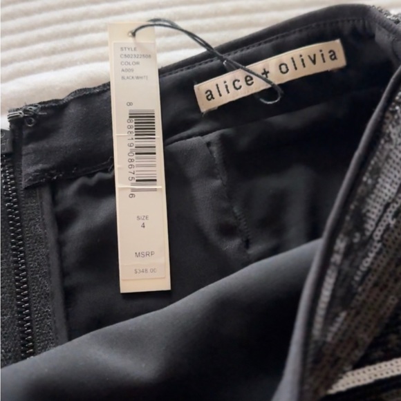 Alice +Olivia sequin midi skirt